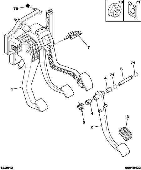 PEUGEOT 4534.49 - Interruttore luce freno www.autoricambit.com