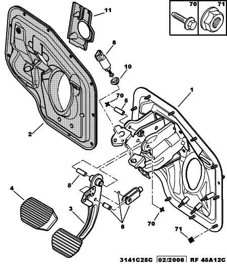 CITROËN/PEUGEOT 16 064 804 80 - Interruttore luce freno www.autoricambit.com