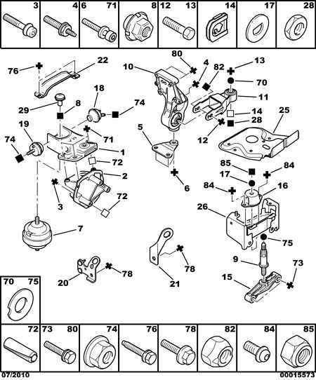 CITROËN/PEUGEOT 1844.83 - Sospensione, Motore www.autoricambit.com