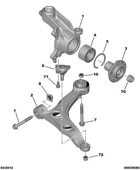 PEUGEOT 3326.71 - Kit cuscinetto ruota www.autoricambit.com