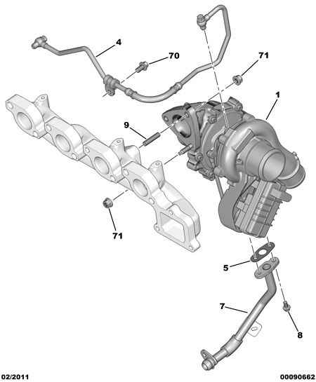 CITROËN/PEUGEOT 98 024 466 80 - Turbocompressore, Sovralimentazione www.autoricambit.com