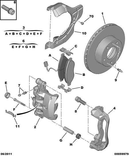 Opel 4401 J6 - Pinza freno www.autoricambit.com