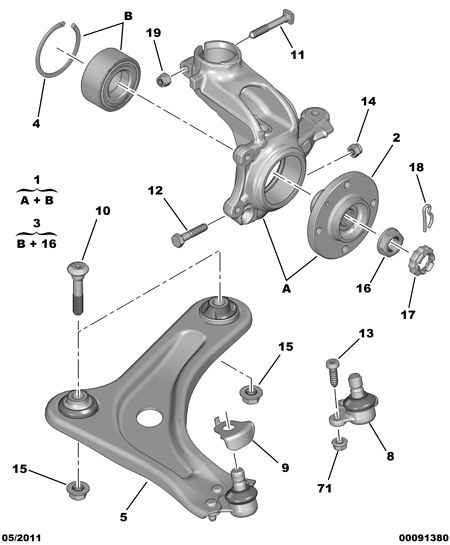 CITROËN 98 032 865 80 - Sospensione a ruote indipendenti www.autoricambit.com