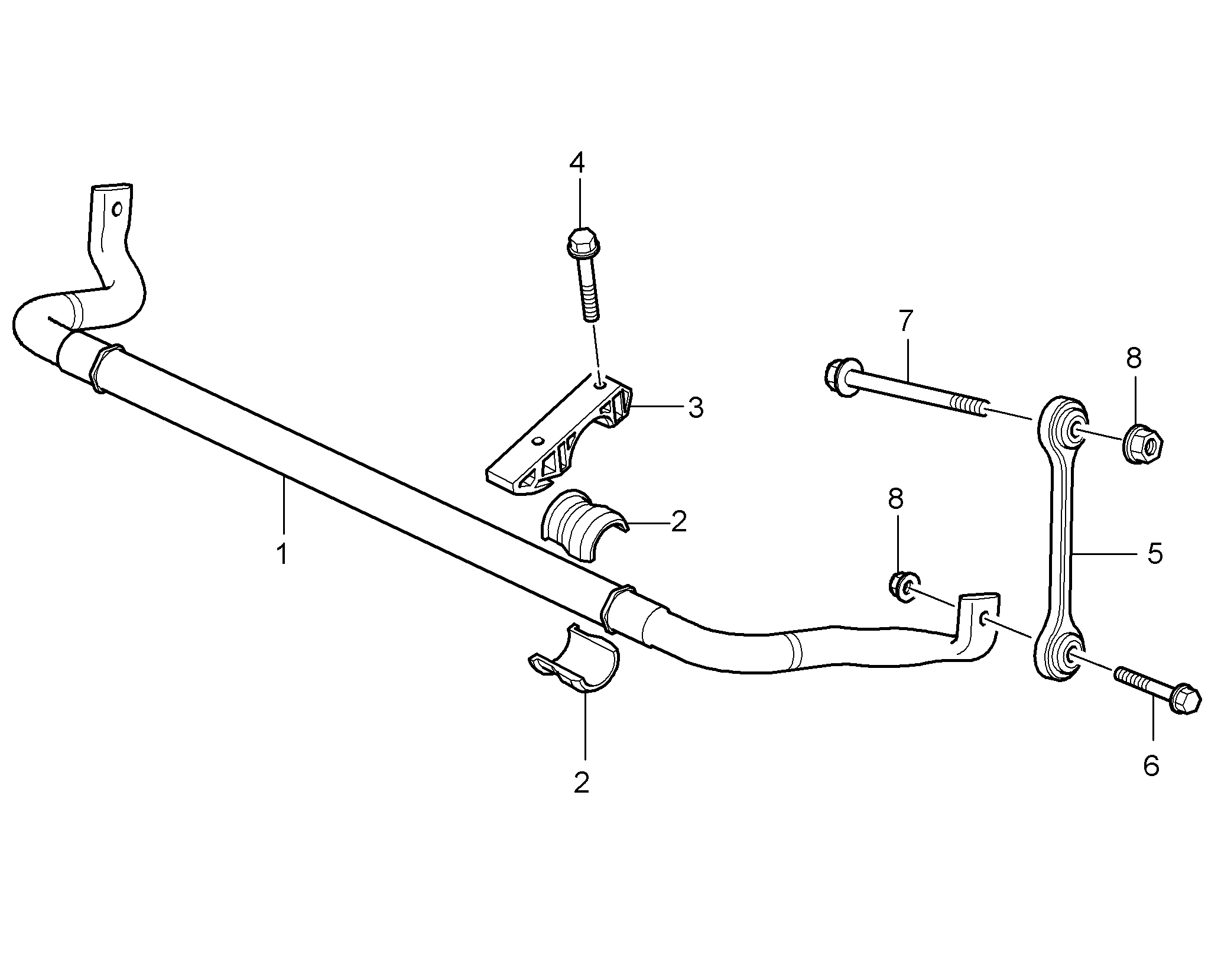 VAG 955 343 069 00 - Asta/Puntone, Stabilizzatore www.autoricambit.com