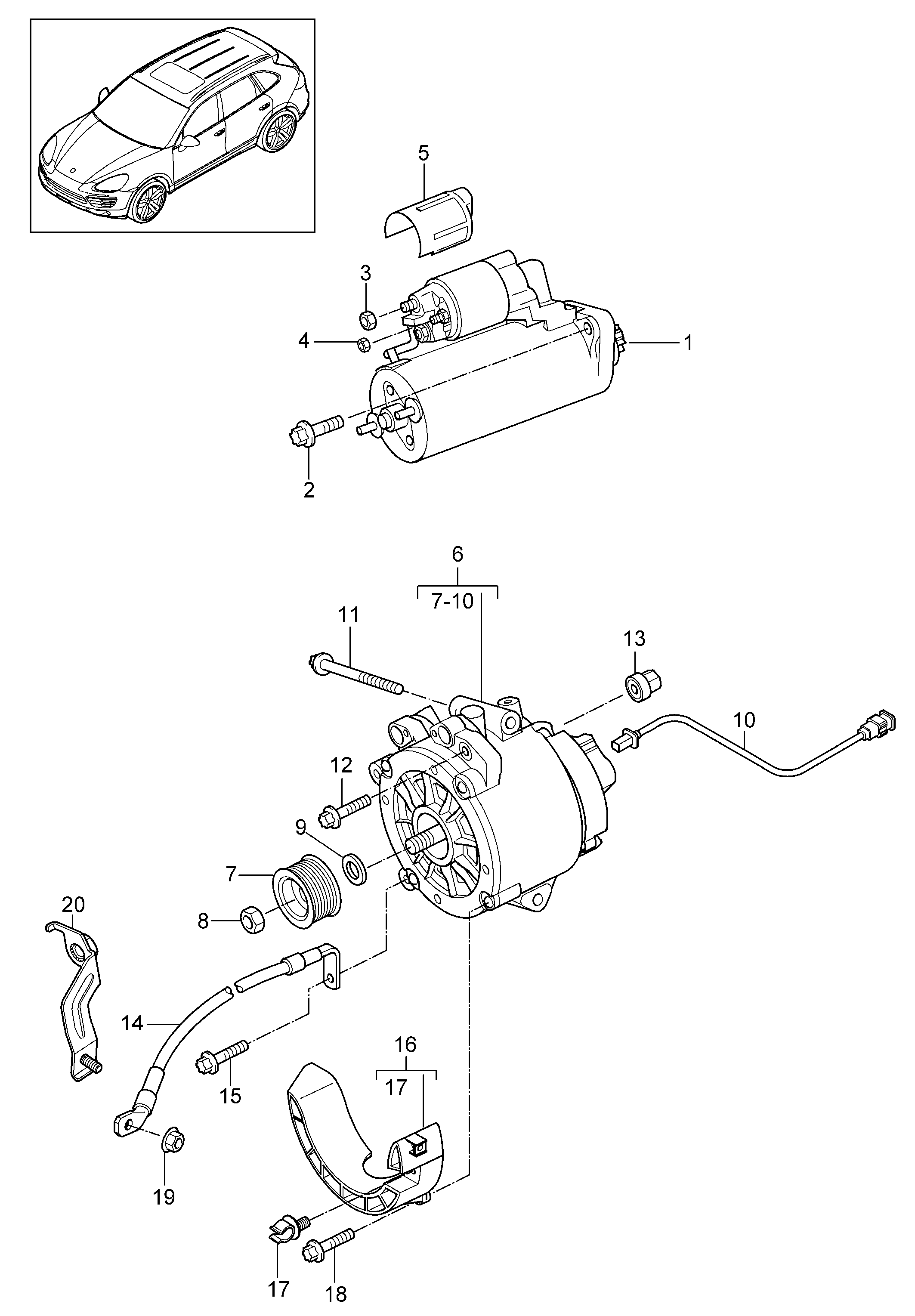 VAG 059 903 023L - Alternatore www.autoricambit.com