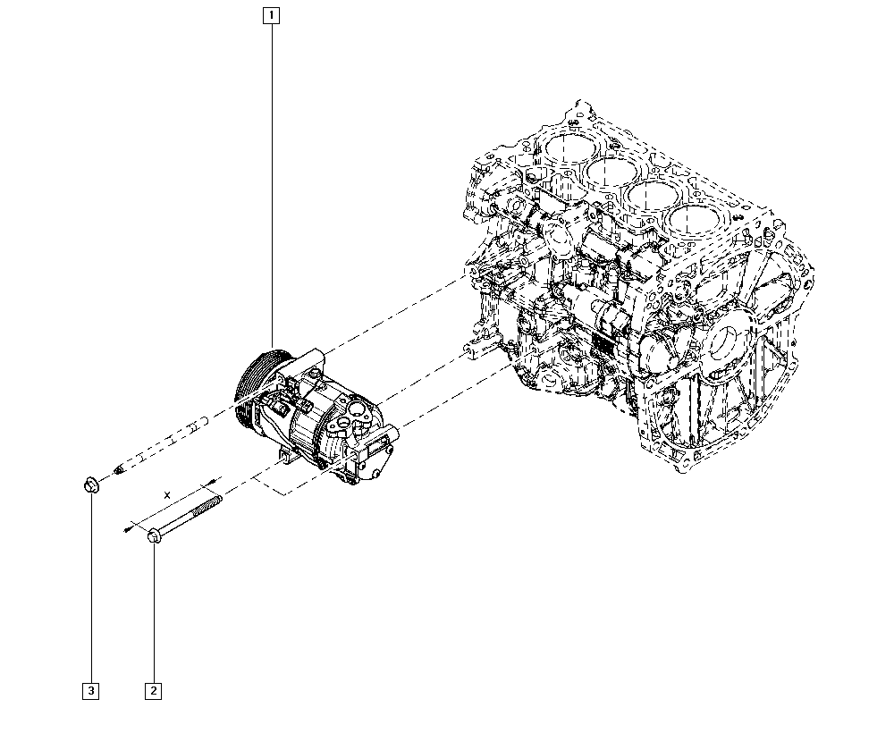 RENAULT 92 60 002 17R - Compressore, Climatizzatore www.autoricambit.com