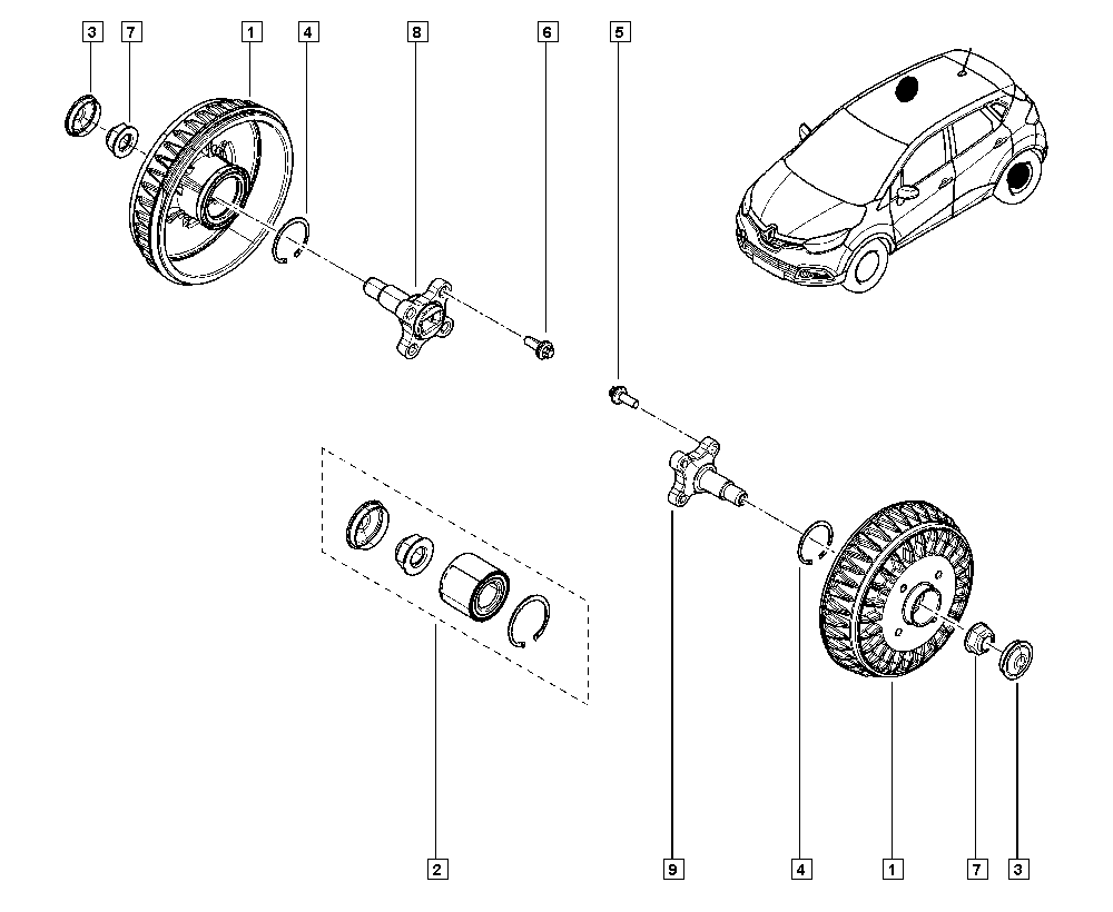 Alfa Romeo 43 21 031 06R - Kit cuscinetto ruota www.autoricambit.com