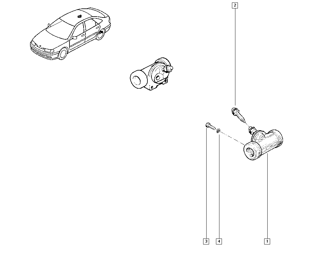 RENAULT 7701041021 - Cilindretto freno www.autoricambit.com