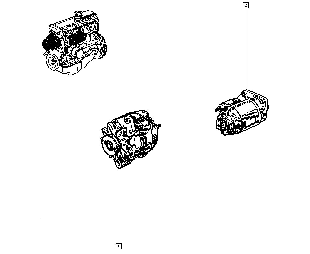 RENAULT 77 00 784 891 - Alternatore www.autoricambit.com