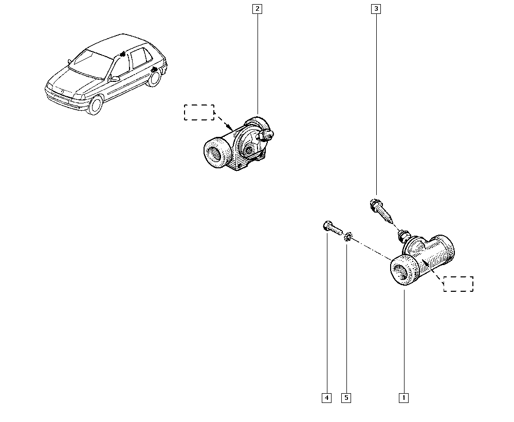 RENAULT 77 01 035 464 - Cilindretto freno www.autoricambit.com