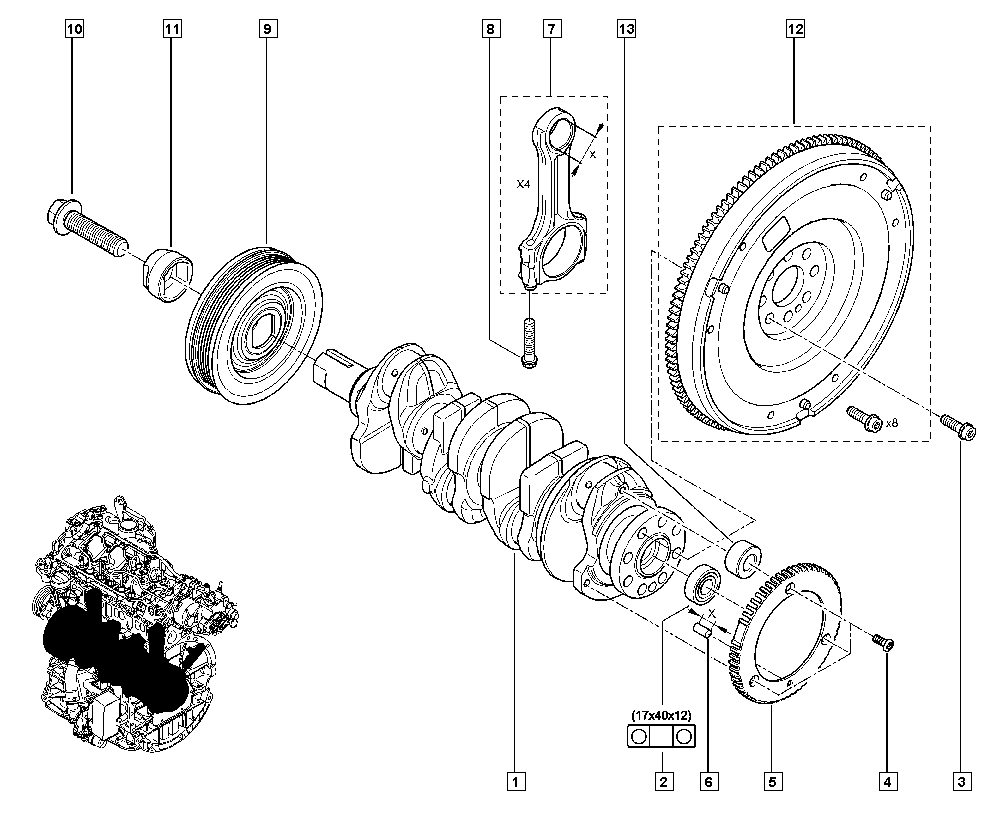 RENAULT 77 01 478 942 - Volano www.autoricambit.com