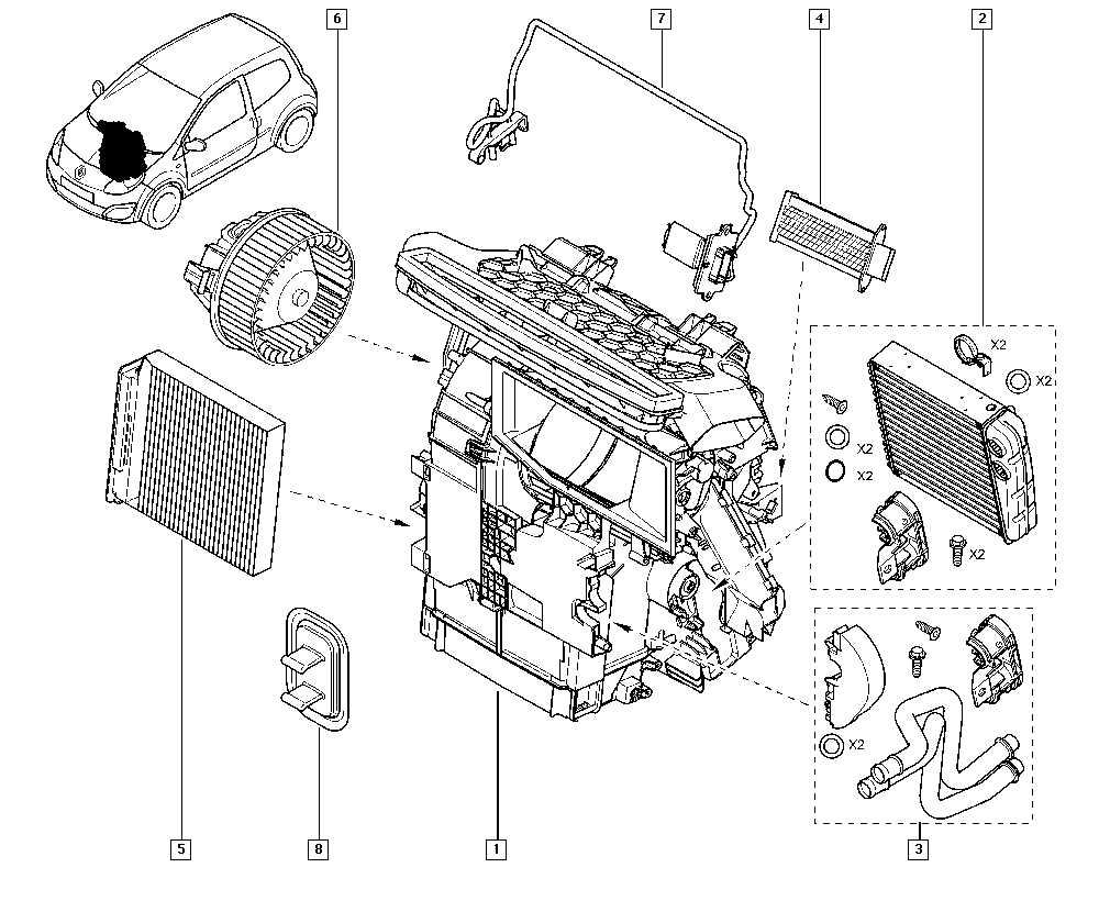 RENAULT 7701 067 951 - Resistenza, Ventilatore abitacolo www.autoricambit.com