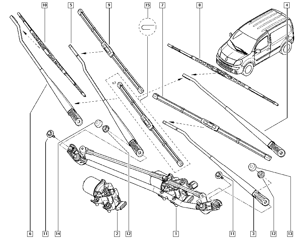 RENAULT 77 01 068 753 - Spazzola tergi www.autoricambit.com