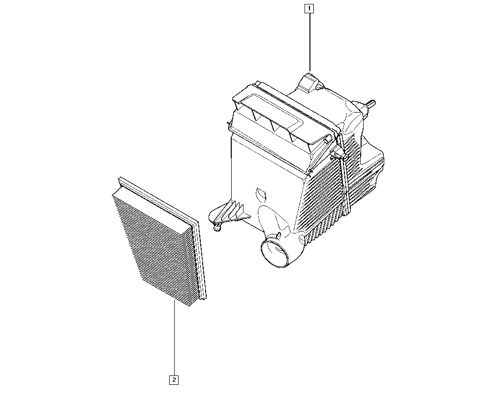 RENAULT 16 54 628 62R - Filtro aria www.autoricambit.com