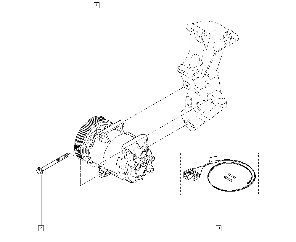 RENAULT 82 00 940 233 - Compressore, Climatizzatore www.autoricambit.com