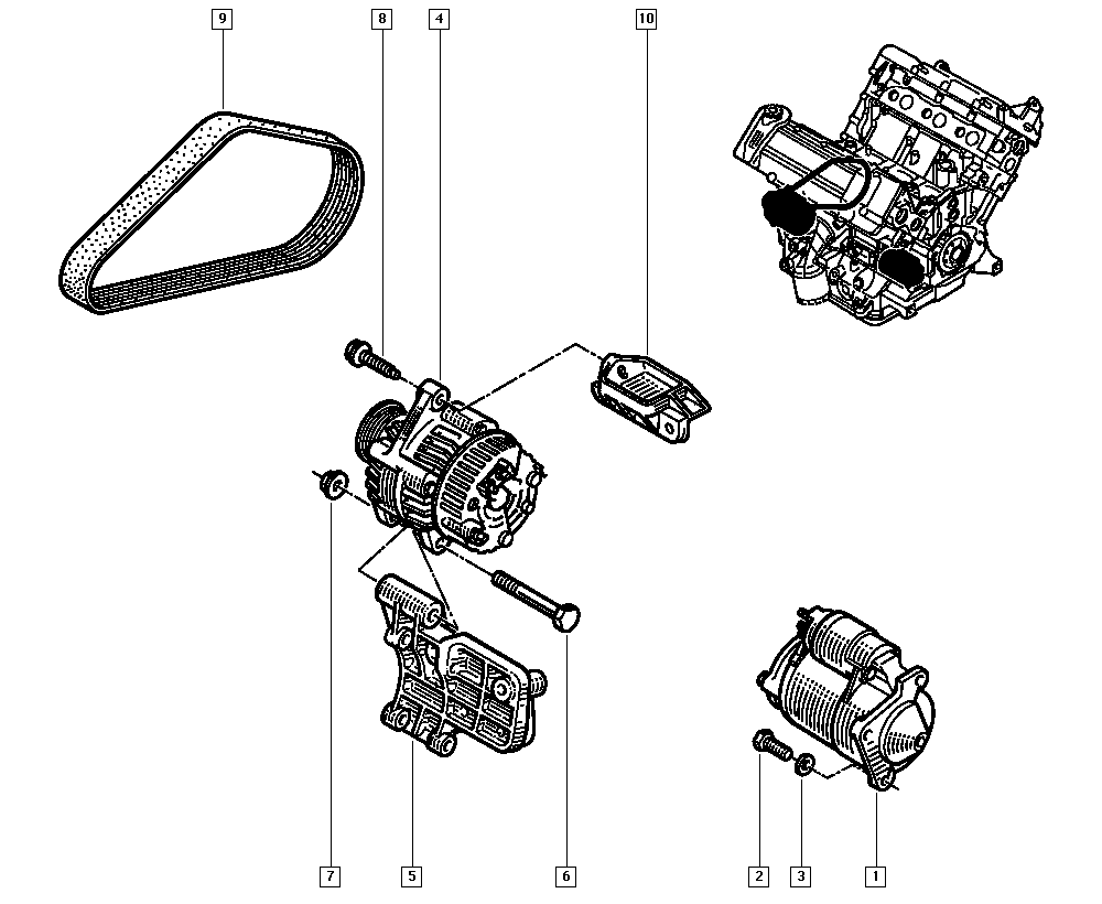 RENAULT 7700260898 - Alternatore www.autoricambit.com