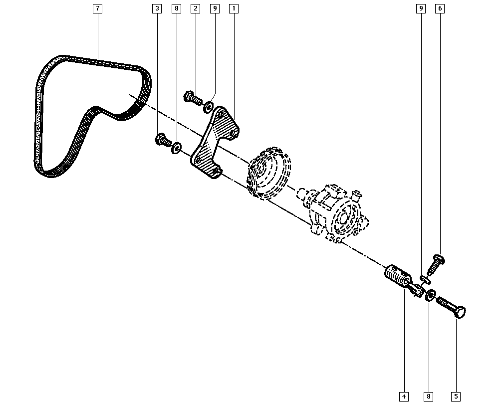 RENAULT 7700260887 - Cinghia Poly-V www.autoricambit.com