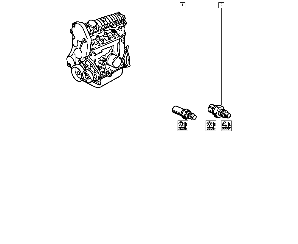 RENAULT 77 00 810 880 - Sensore, Temperatura refrigerante www.autoricambit.com