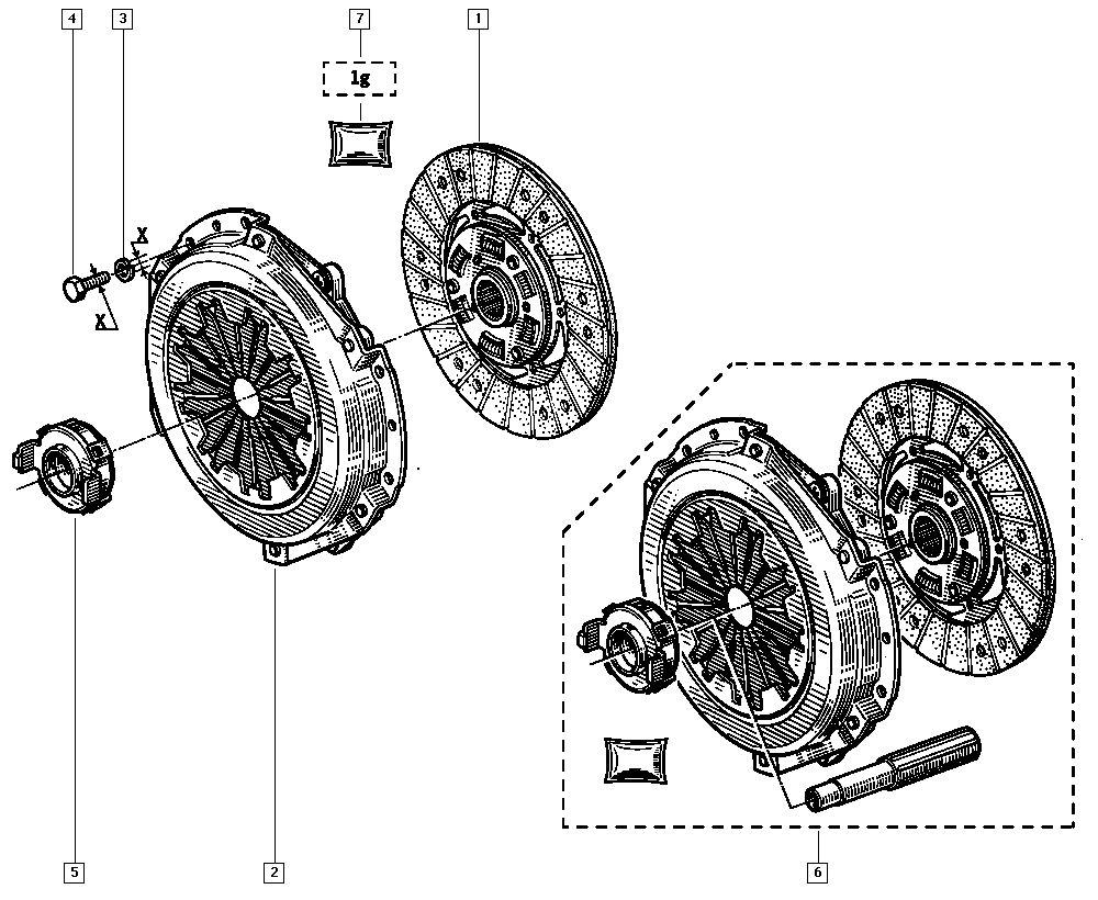 RENAULT 77 00 864 886 - Spingidisco frizione www.autoricambit.com