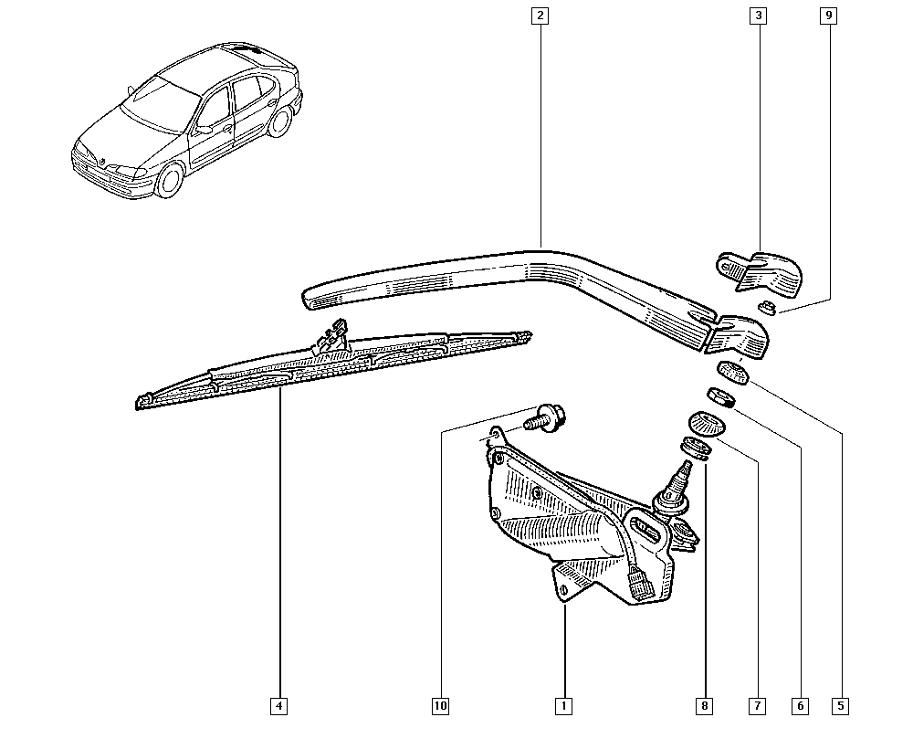 RENAULT 7711172849 - Spazzola tergi www.autoricambit.com