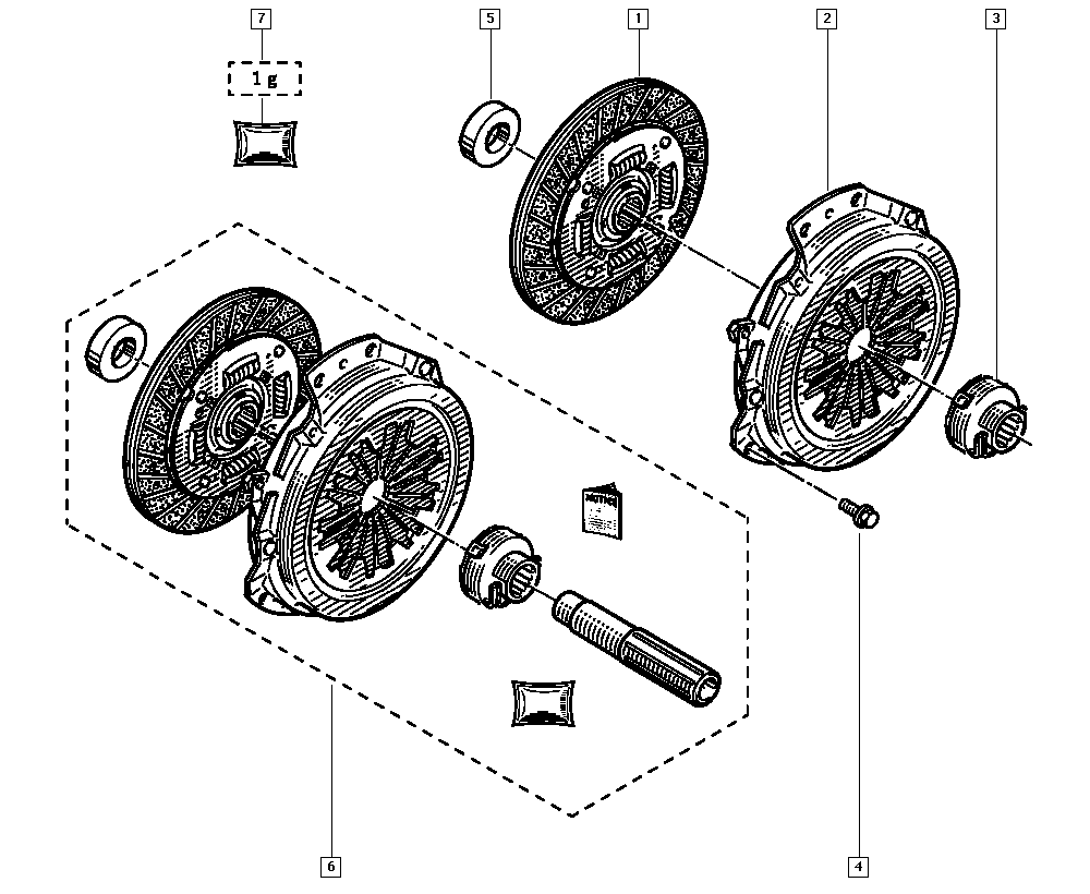 RENAULT 77 11 135 431 - Kit frizione www.autoricambit.com