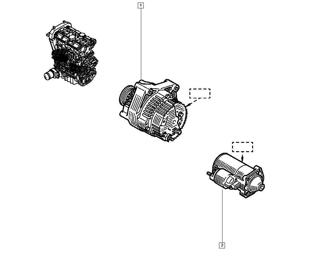 RENAULT 7701499612 - Alternatore www.autoricambit.com