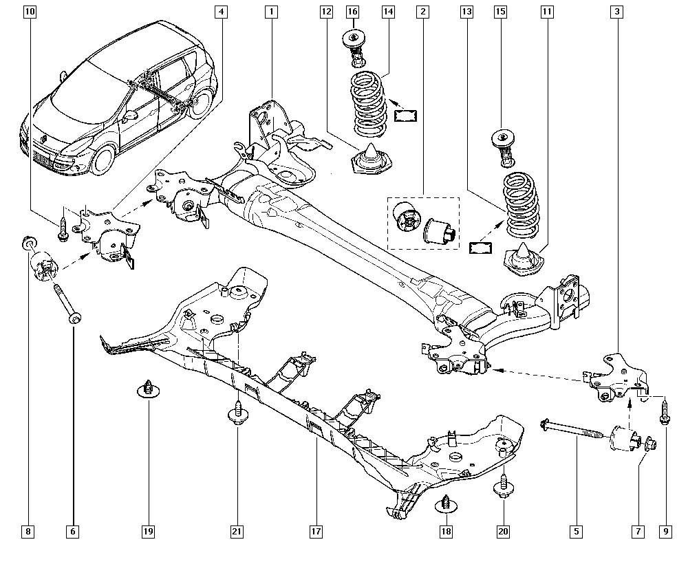 RENAULT 77 03 034 278 - Dado www.autoricambit.com