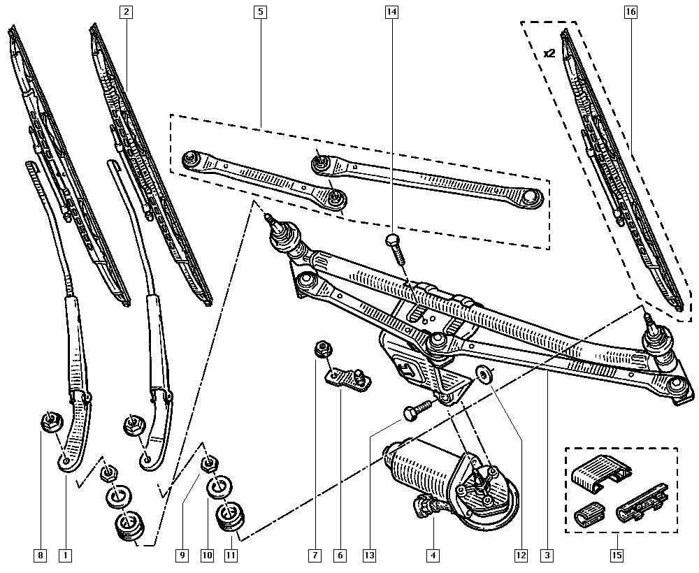 RENAULT 77 01 050 898 - Motore tergicristallo www.autoricambit.com