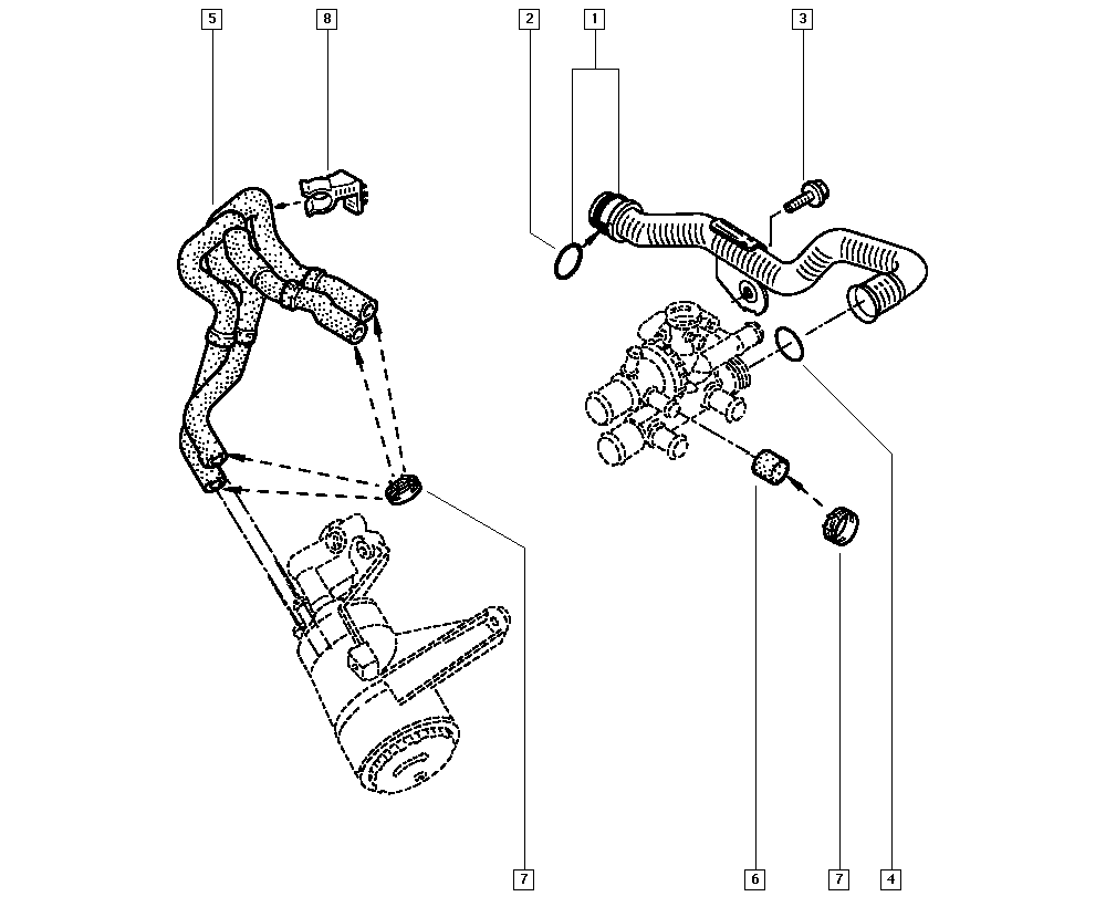 RENAULT 7700864738 - Guarnizione, Collettore aspirazione www.autoricambit.com