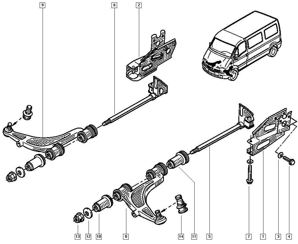 Opel 7701056969 - Giunto di supporto / guida www.autoricambit.com