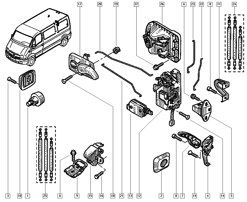 RENAULT 7700 352 455 - Maniglia apriporta www.autoricambit.com