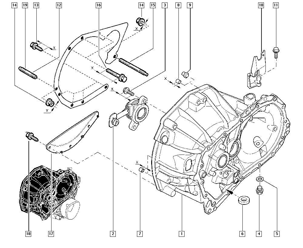 RENAULT 82 00 764 612 - Dispositivo disinnesto centrale, Frizione www.autoricambit.com