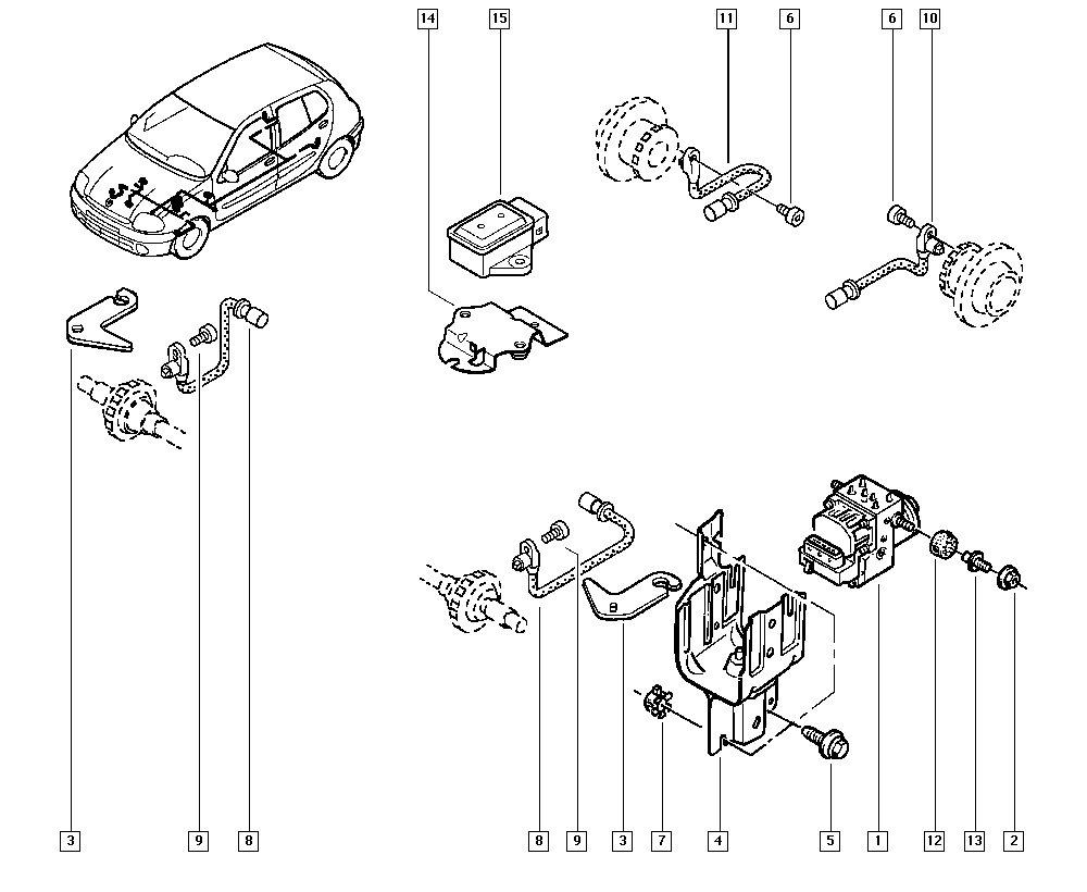 RENAULT 77 01 046 407 - Gruppo idraulico, Sistema frenante www.autoricambit.com