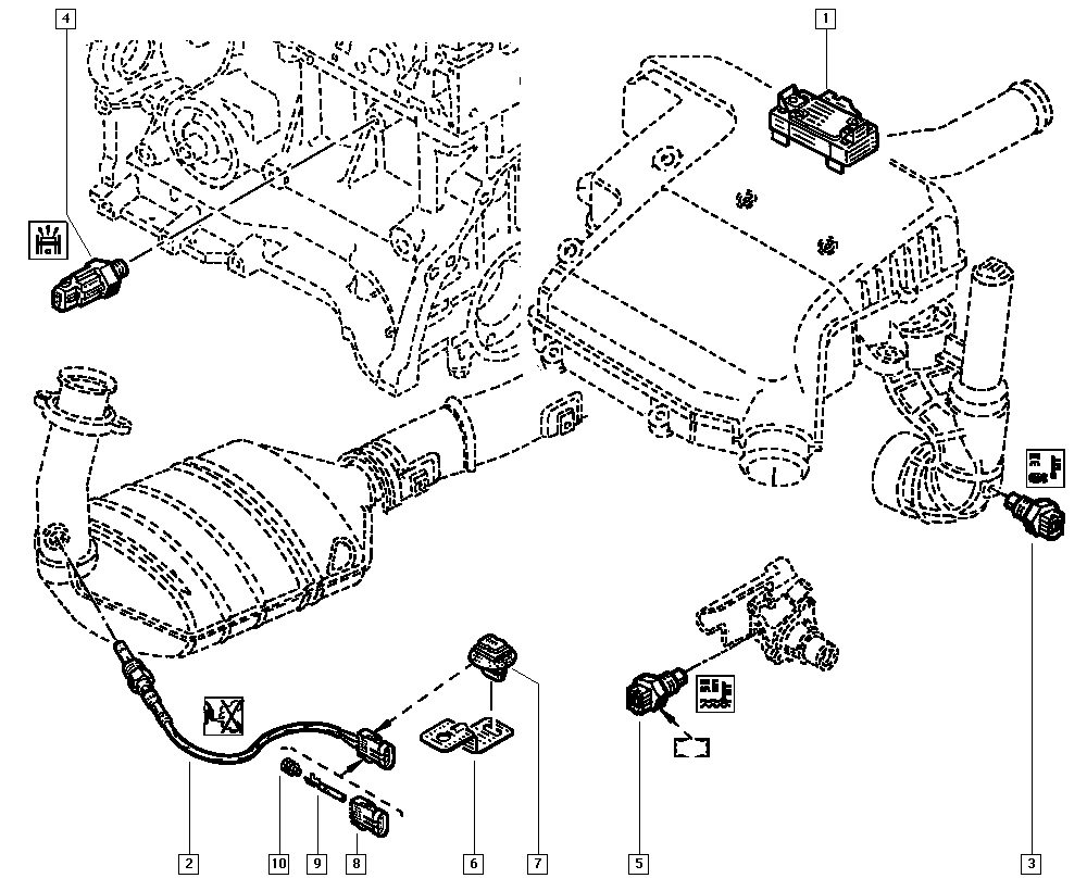 RENAULT 77 00 273 715 - Sonda lambda www.autoricambit.com