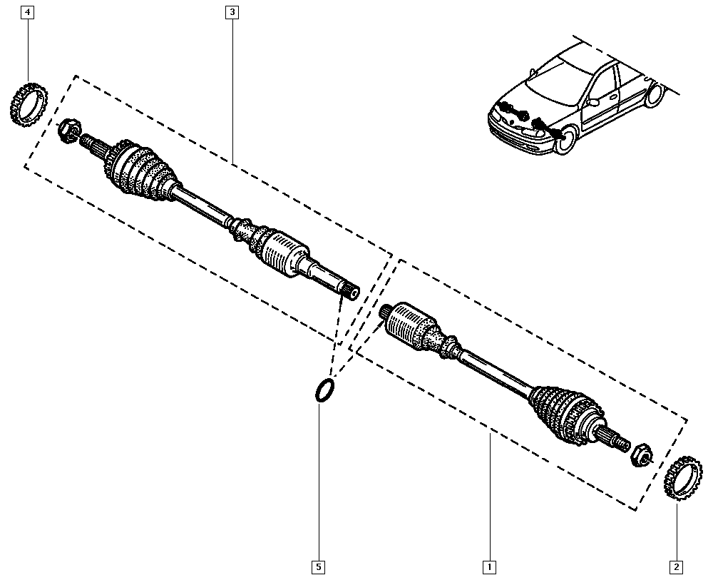 RENAULT 7700 856 416 - Anello sensore, ABS www.autoricambit.com