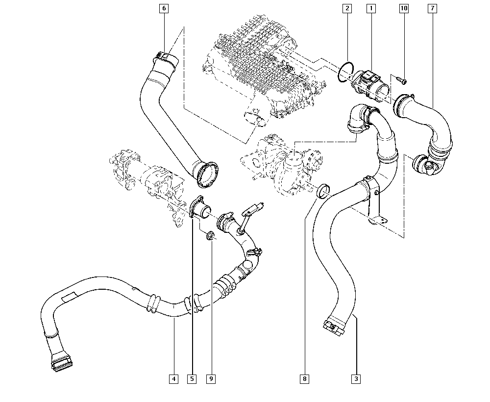 RENAULT 8200331958 - Flessibile aria alimentazione www.autoricambit.com
