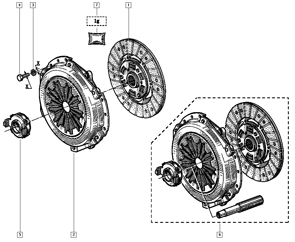 RENAULT 77 11 130 000 - Spingidisco frizione www.autoricambit.com