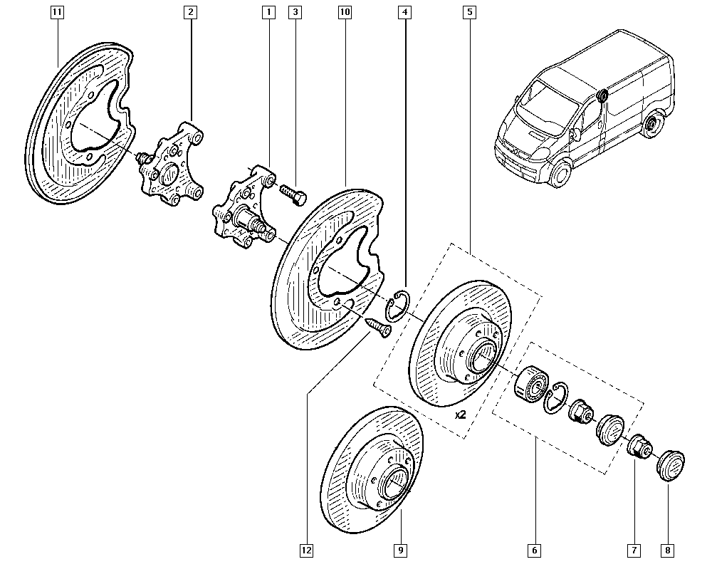 Opel 7701206849 - Kit cuscinetto ruota www.autoricambit.com