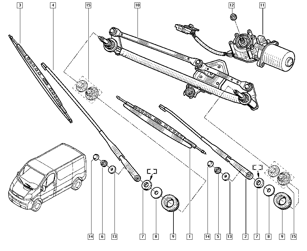 RENAULT 7701050583 - Spazzola tergi www.autoricambit.com