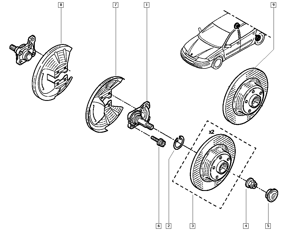 RENAULT 8200655249 - Discofreno www.autoricambit.com