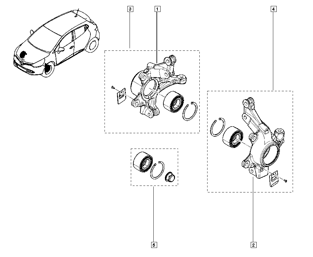 RENAULT 40 21 065 01R - Kit cuscinetto ruota www.autoricambit.com