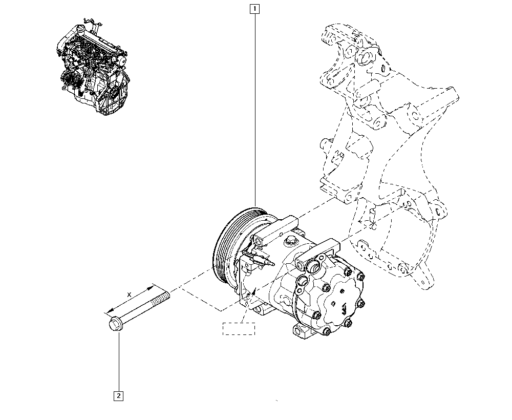 RENAULT 8201018716 - Compressore, Climatizzatore www.autoricambit.com