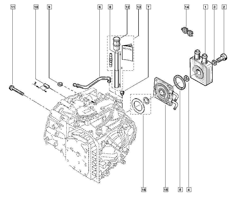 RENAULT 77 03 062 062 - Anello di tenuta, vite di scarico olio www.autoricambit.com