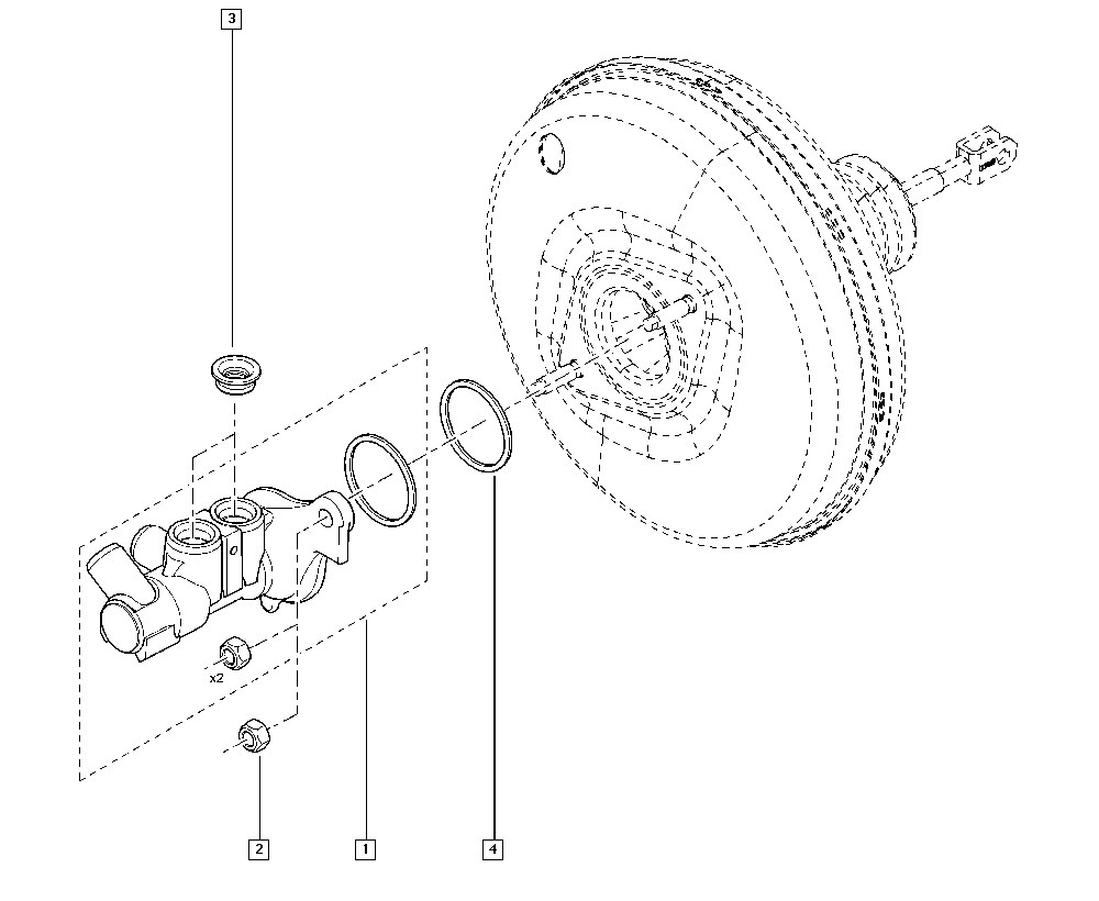 RENAULT 460111938R - Cilindro maestro del freno www.autoricambit.com