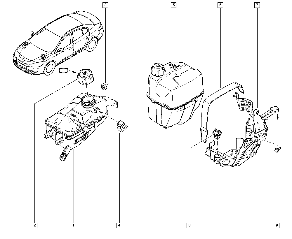 RENAULT 8200048024 - Tappo, serbatoio refrigerante www.autoricambit.com