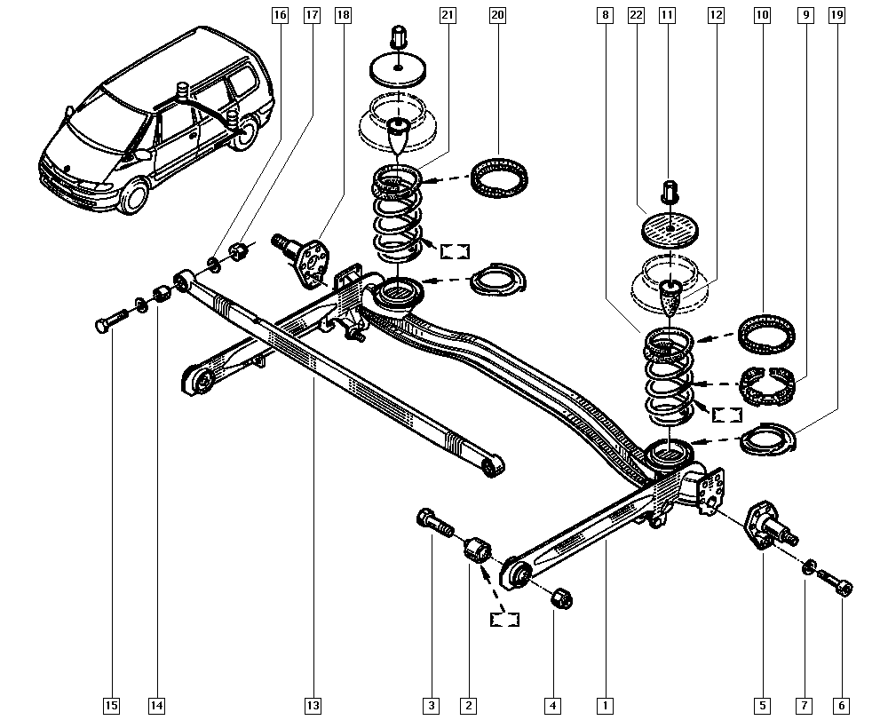 RENAULT 6025308614 - Molla autotelaio www.autoricambit.com