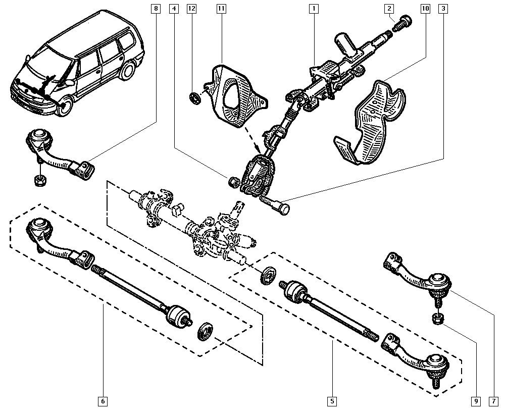 RENAULT 60 25 370 494 - Tirante trasversale www.autoricambit.com