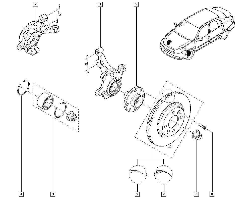 RENAULT 77 01 204 282 - Discofreno www.autoricambit.com