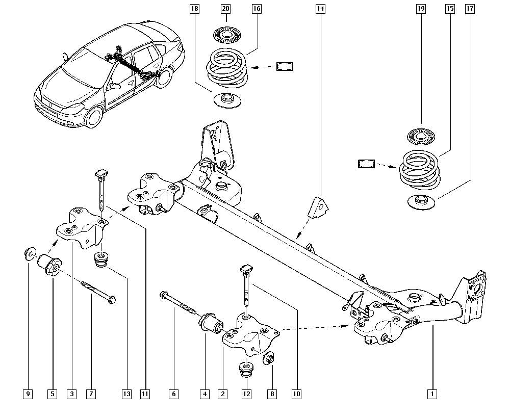 RENAULT 82 00 844 169 - Molla autotelaio www.autoricambit.com