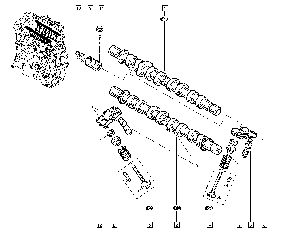 RENAULT 7701473354 - Valvola di scarico www.autoricambit.com